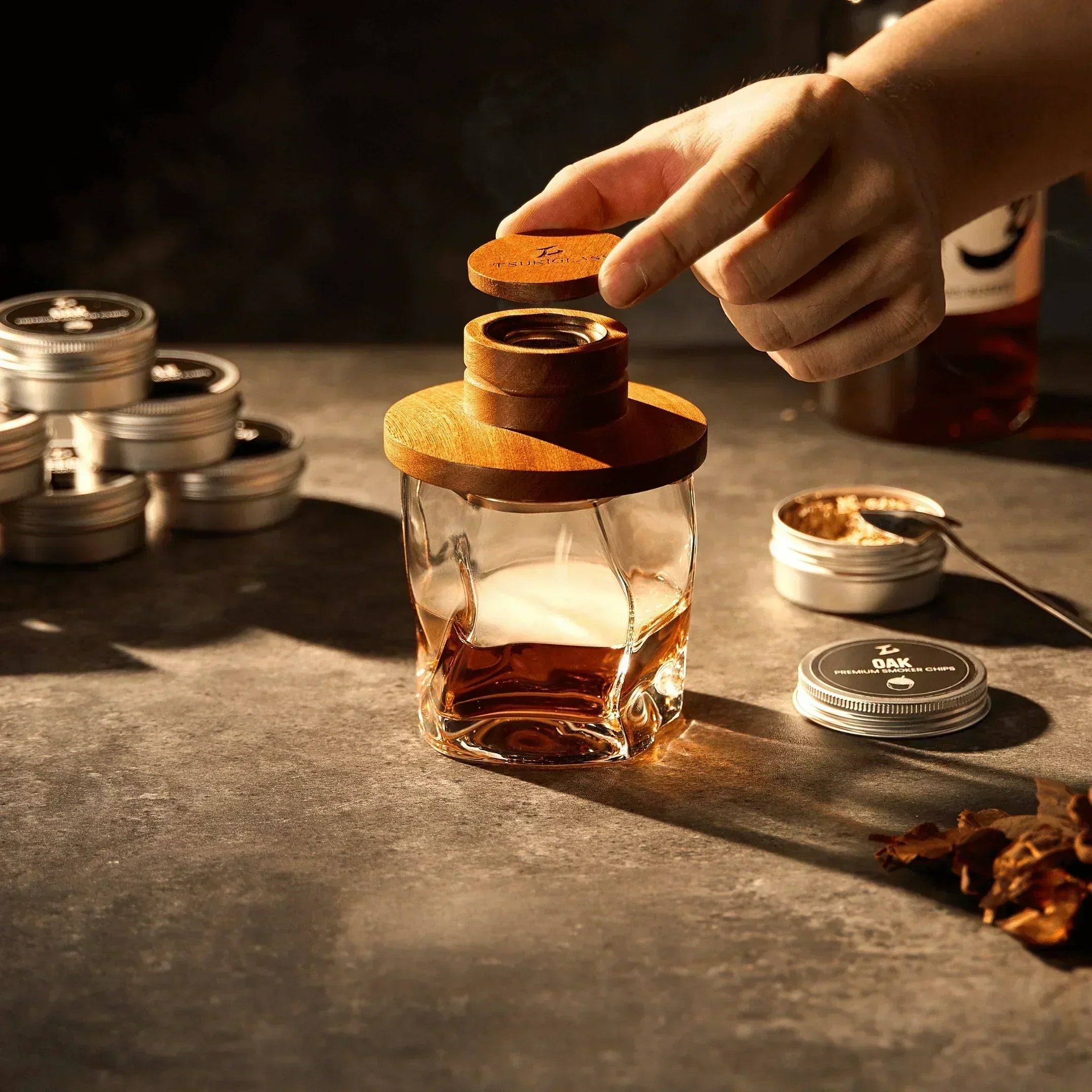 Tsuki Smoker Kit For Cocktails